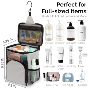 TERRA HOME Shower Bag - Portable, Stylish and Functional