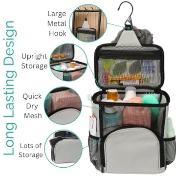 TERRA HOME Shower Bag - Portable, Stylish and Functional