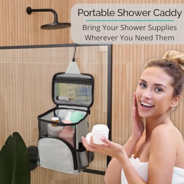 TERRA HOME Shower Bag - Portable, Stylish and Functional