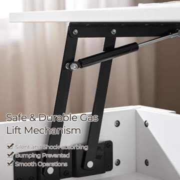 Stylish Yaheetech Lift-Top Coffee Table with Storage