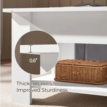 Stylish Yaheetech Lift-Top Coffee Table with Storage