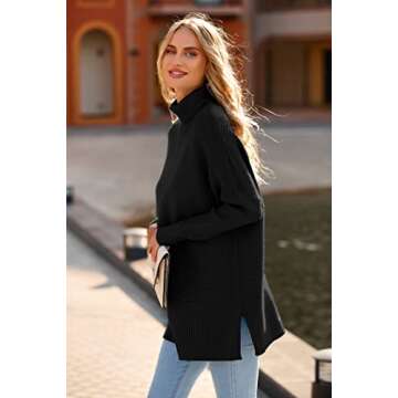 PRETTYGARDEN Women's Turtleneck Sweater for Fall Fashion