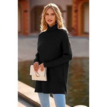 PRETTYGARDEN Women's Turtleneck Sweater for Fall Fashion
