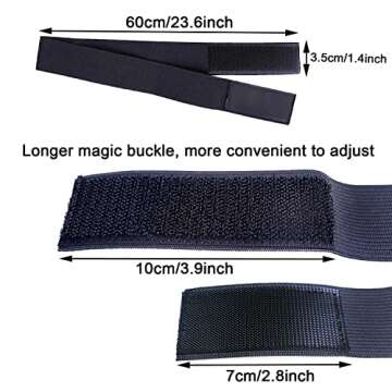 Elastic Wig Bands for Lace Melting - Edge Wrap to Lay Edges, 12PCS Lace Bands