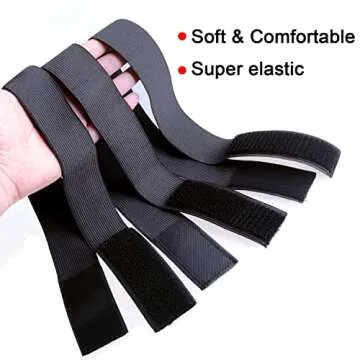 Elastic Wig Bands for Lace Melting - Edge Wrap to Lay Edges, 12PCS Lace Bands