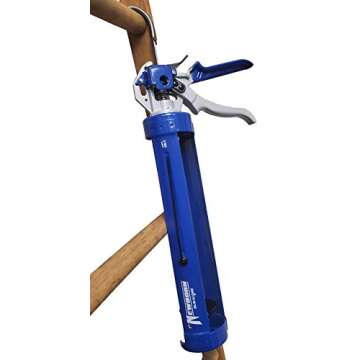 Professional 1/4 Gallon Caulking Gun - 18:1 Thrust Ratio