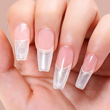 AIMEILI UV LED Sparkle Gel Nail Polish for Winter Nails