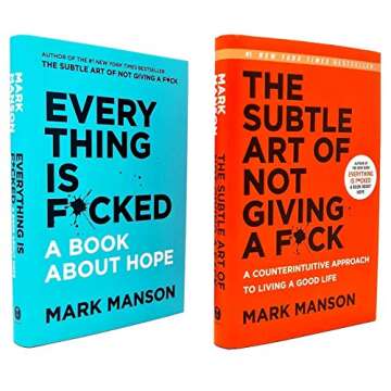 Mark Manson Collection 2 Books Set (The Subtle Art of Not Giving a Fck, Everything Is Fcked)