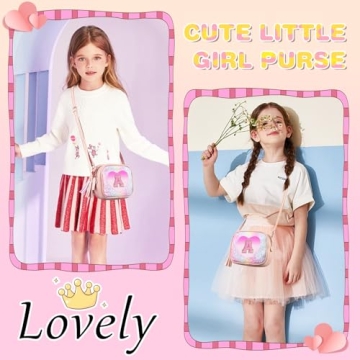 Personalized Crossbody Bag for Girls Rainbow Gift