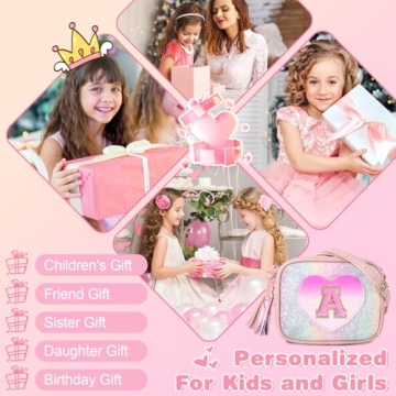 Personalized Crossbody Bag for Girls Rainbow Gift