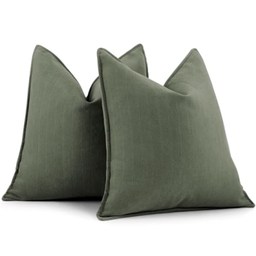 ZWJD Chenille Pillow Covers Set for Stylish Home Decor