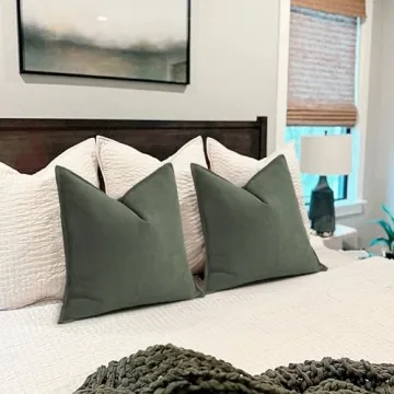 ZWJD Chenille Pillow Covers Set for Stylish Home Decor