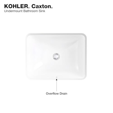 Discover Kohler Caxton White Bathroom Undermount Sink
