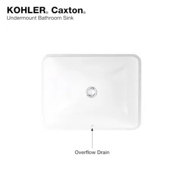 Discover Kohler Caxton White Bathroom Undermount Sink