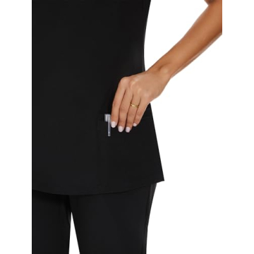 COZYFIT Women's V-Neck Scrub Top & Joggers Set