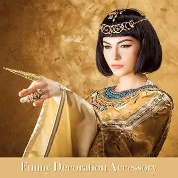 20 Packs Halloween Finger Nail Claw Rings for Cosplay