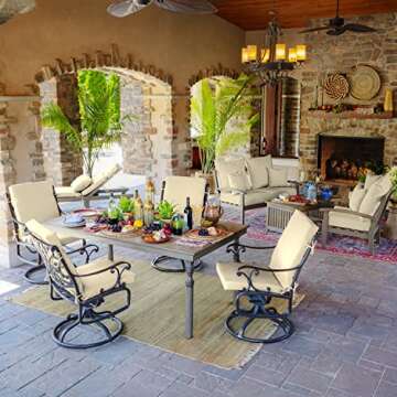 Arden Outdoor Dining Chair Cushion - Eco-Friendly, Tan Leala