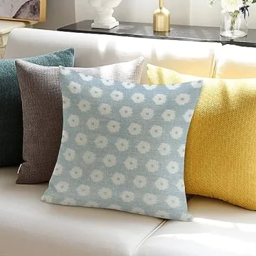 Timur Weave Sky Blue Pillow Cover - Stylish Decor
