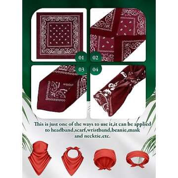 36 Paisley Bandana Pack for Pride Parades & Parties