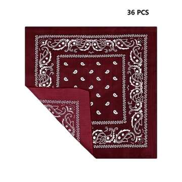 36 Paisley Bandana Pack for Pride Parades & Parties