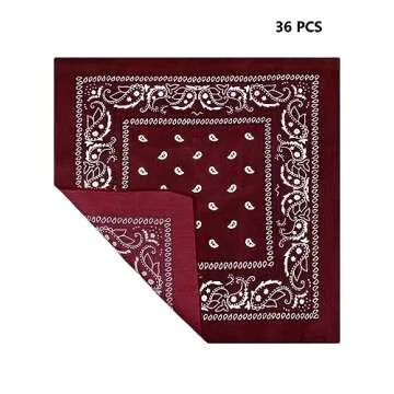 36 Paisley Bandana Pack for Pride Parades & Parties