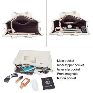 CLUCI Stylish Corduroy Tote Bag for Women Fashion