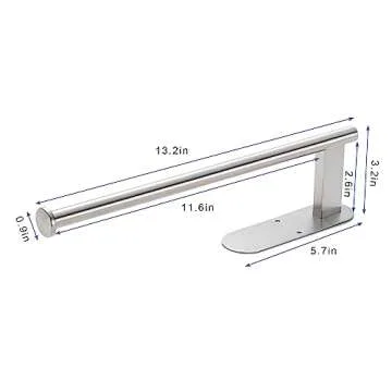 Honmein Stainless Steel Paper Towel Holder for Easy Installation