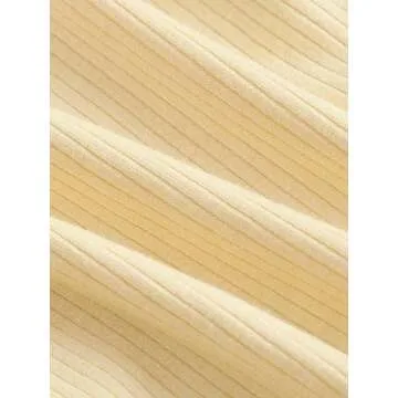 Verdusa Women's Contrast Lace Halter Neck Lettuce Trim Casual Crop Tee Tops Yellow Small