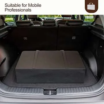 Paddie Portable Tattoo Chair for Client 72inch, Mobile Massage Table Foldable with Storage Bag, Black