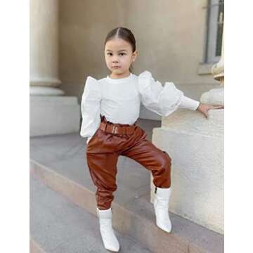 Stylish DONWEN Toddler Outfit for Girls 3t 4t