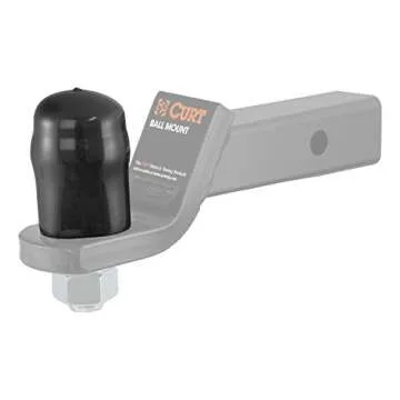 CURT 21810 Black Rubber Trailer Hitch Ball Cover, 2-5/16-Inch Diameter