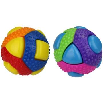Multipet The Theo Ball 3" Assorted Color (Assorted Color, 1 Pack)