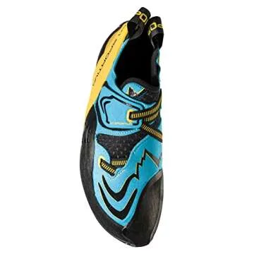 La Sportiva Men's Futura Rock Climbing Shoes, Blue/Yellow, 11.5