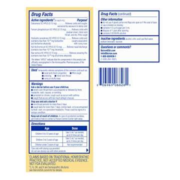 Boiron Chestal Children's Cold and Cough Syrup, White, Original, 6.7 Fl Oz