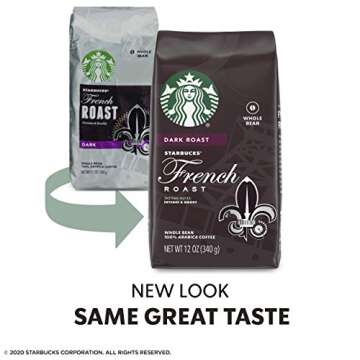 Starbucks Dark Roast Whole Bean Coffee — French Roast — 100% Arabica — 1 bag (12 oz.)