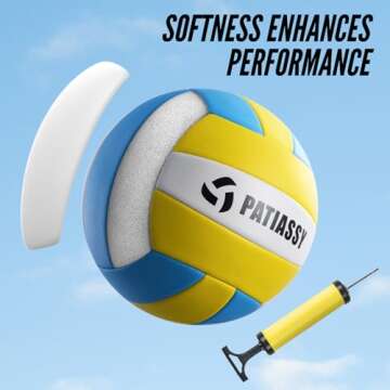 Adjustable Portable Volleyball Net Set for Beach Fun