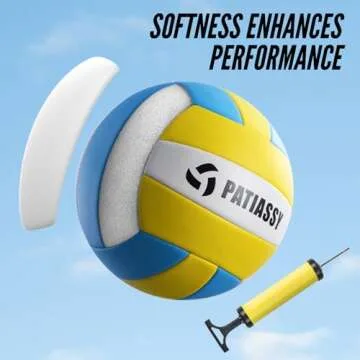 Adjustable Portable Volleyball Net Set for Beach Fun