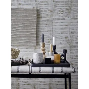 Bloomingville Black Decorative Resin Candle Holder