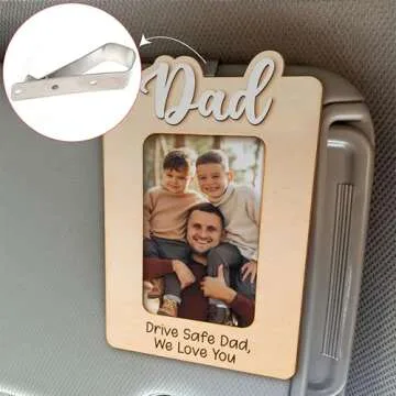 Drive Safe Daddy Visor Frame for Father's Day 2025