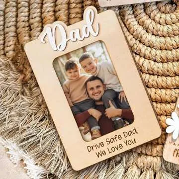 Drive Safe Daddy Visor Frame for Father's Day 2025