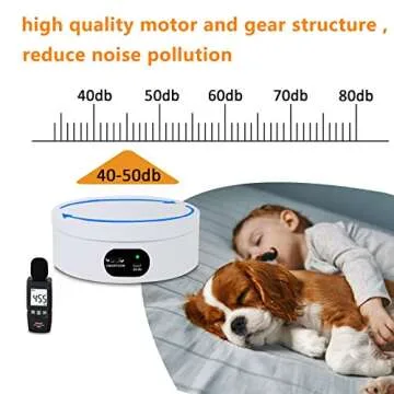 WeArkoTac Motorized Rotating Display Stand , 4.72" 360 Degree Cup Display Stand for Photography Products, 3D Models,Tumbler Display Turner for Glitter Cups Photography Small Arts Pruducts