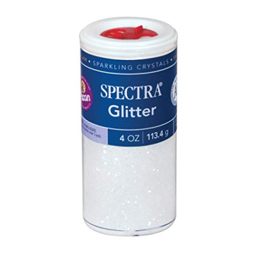 Spectra Arts & Crafts Glitter Clear 4 oz Jar for Creative Projects