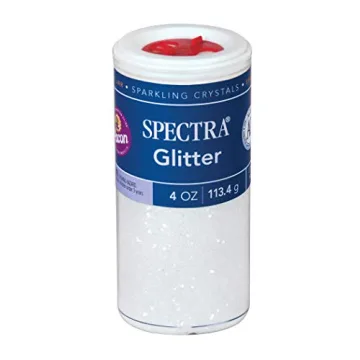Spectra Arts & Crafts Glitter Clear 4 oz Jar for Creative Projects