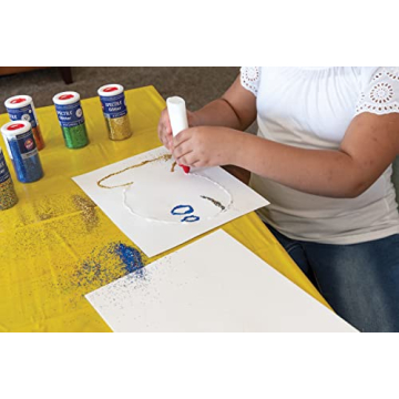 Spectra Arts & Crafts Glitter Clear 4 oz Jar for Creative Projects