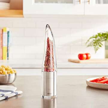 AdHoc Pepe Chili Cutter - Easy Clean Spice & Herb Grinder with Stainless Steel Blades