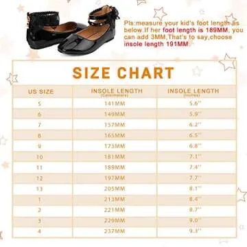 Nerteo Comfort Ballet Flats for Girls with Memory Foam