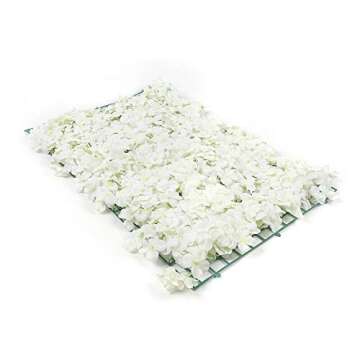 Gdrasuya10 Flower Panels, 40x60cm Artificial Flowers Wall Decoration Artificial Flower Wall Panels S...