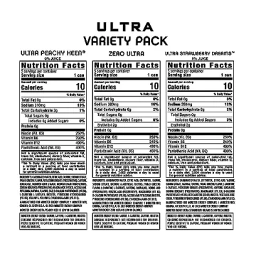 Monster Energy Ultra Variety Pack - 15 Sugar Free Cans