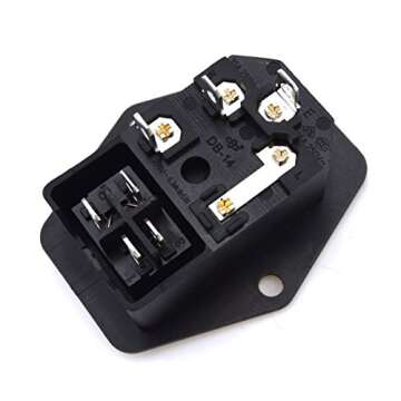 URBEST Power Socket with 5A Fuse for Safe Connections