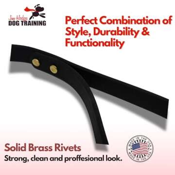 Jim Hodges Gummy Dog Leash - Perfect for Training Dogs